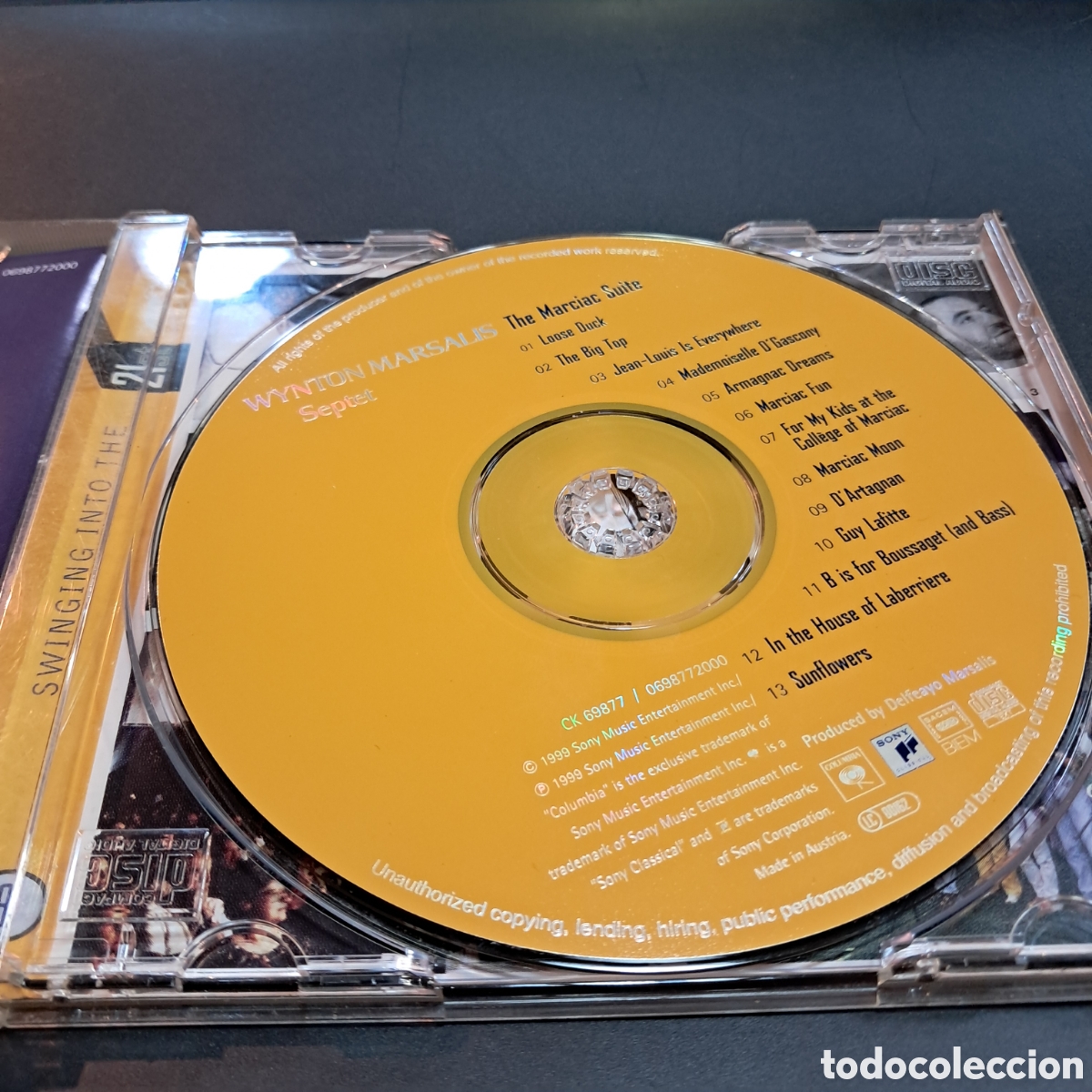 CDs de m&uacute;sica: Wynton Marsalis ,Septet ,compact disc - Foto 2
