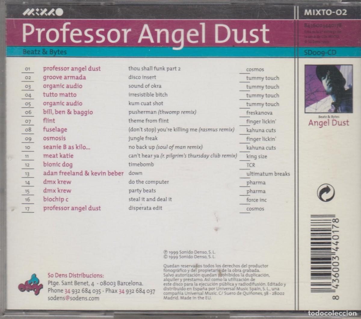 CDs de m&uacute;sica: Professor Angel Dust cd Beatz & Bytes 1999 - Foto 2