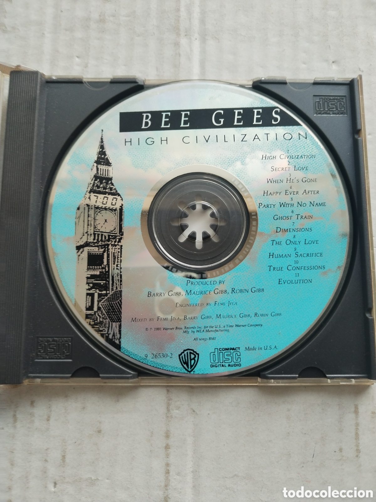 CDs de m&uacute;sica: CD BEE GEES/HIGH CIVILIZATION - Foto 2