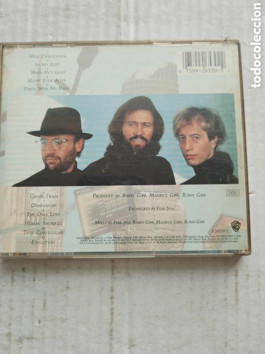 CDs de m&uacute;sica: CD BEE GEES/HIGH CIVILIZATION - Foto 3