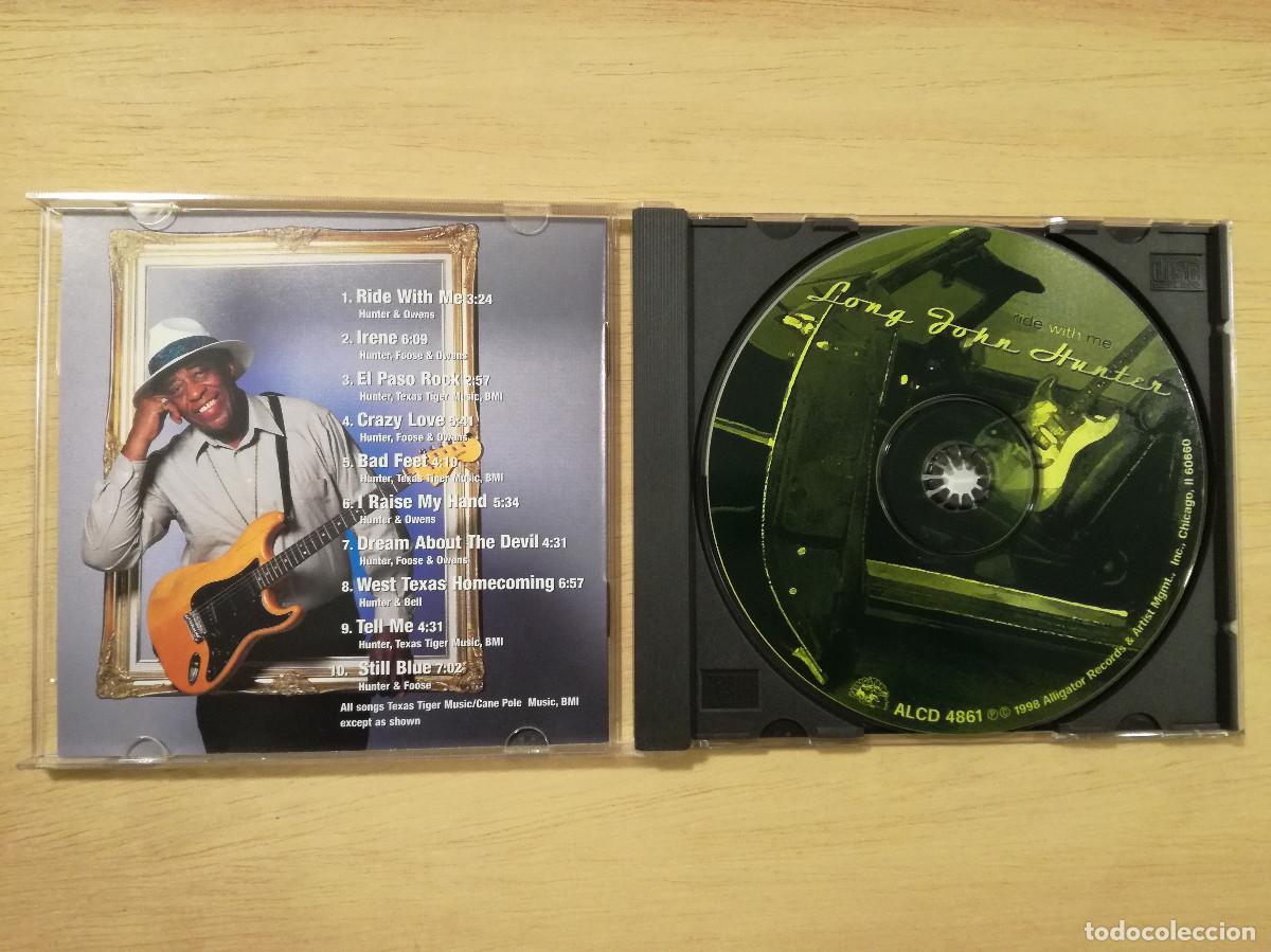 CDs de m&uacute;sica: LONG JOHN HUNTER - RIDE WITH ME - ALLIGATOR - Foto 2