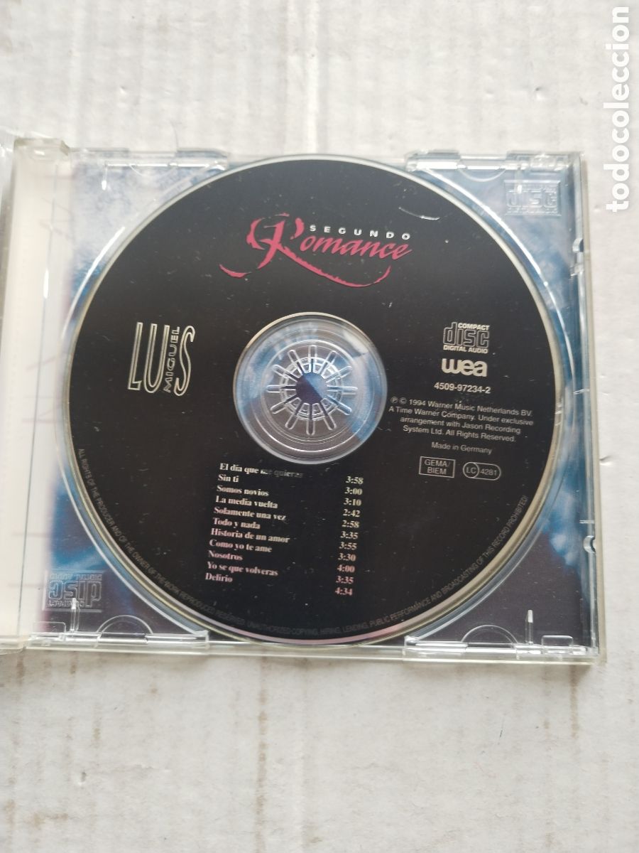 CDs de m&uacute;sica: CD LU&Iacute;S MIGUEL/SEGUNDO ROMANCE - Foto 2