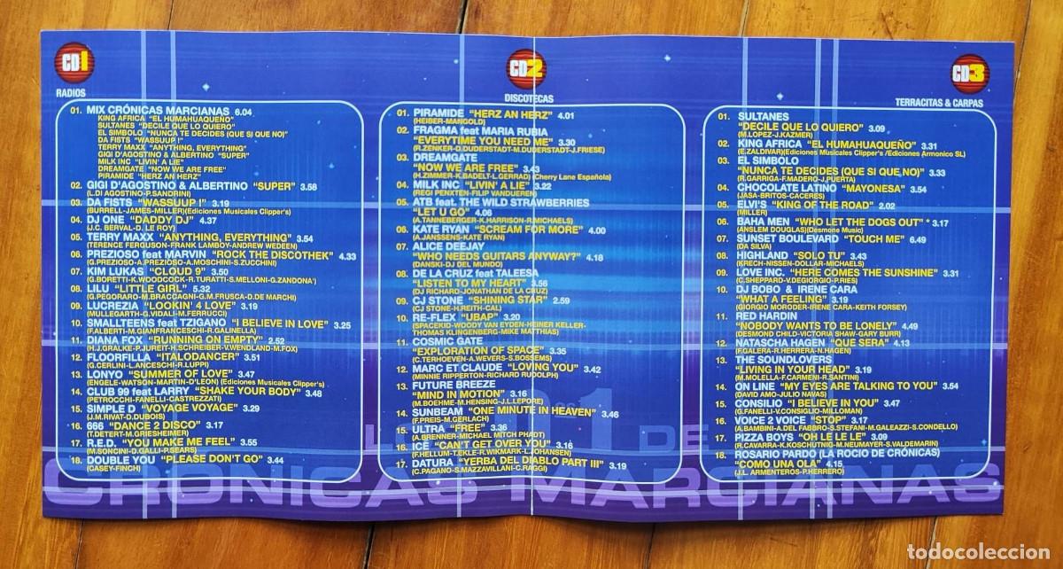 CDs de m&uacute;sica: Pack triple CD &rdquo;Los N&uacute;meros 1 de Cr&oacute;nicas Marcianas&rdquo; 2001 - Foto 8