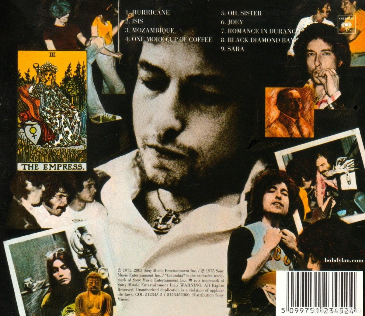 CDs de m&uacute;sica: �T1144 - BOB DYLAN. DESIRE. CD. - Foto 2