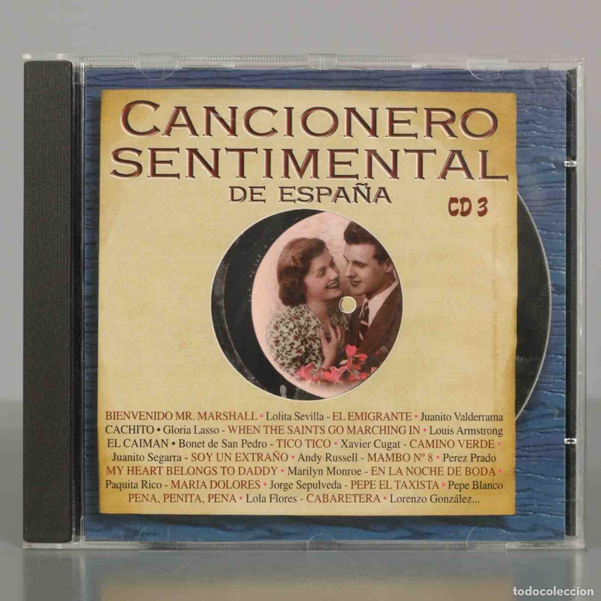 CDs de m&uacute;sica: CD. CANCIONERO SENTIMENTAL DE ESPA&Ntilde;A. CD3. - Foto 1