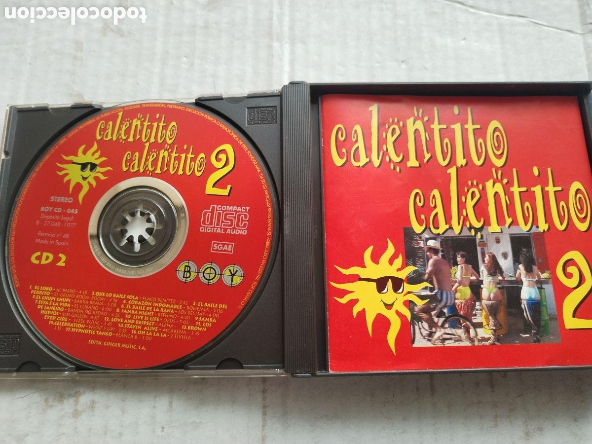 CDs de m&uacute;sica: CD CALENTITO CALENTITO 2 - Foto 3