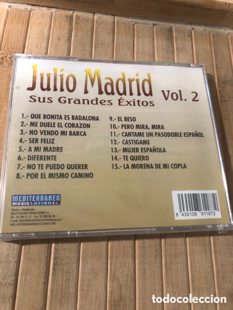 CDs de m&uacute;sica: Julio Madrid ( Vol.2 ) CD - Precintado - - Foto 2