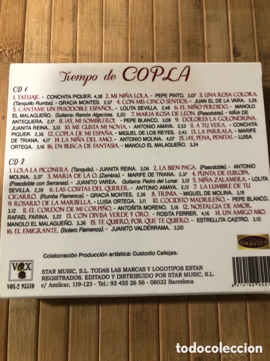 CDs de m&uacute;sica: Tiempo de Copla CD - Precintado - - Foto 2