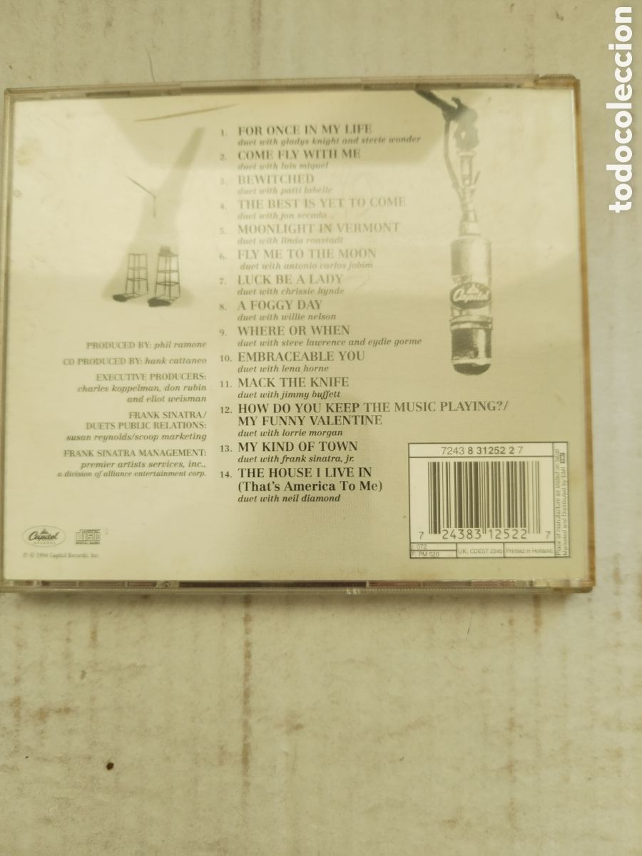 CDs de m&uacute;sica: CD FRANK SINATRA/DUETS II - Foto 3
