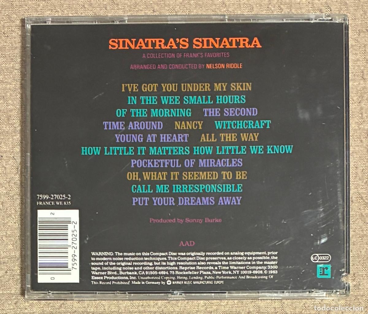 CDs de m&uacute;sica: Frank Sinatra. Sinatras Sinatra (0946CD) - Foto 2