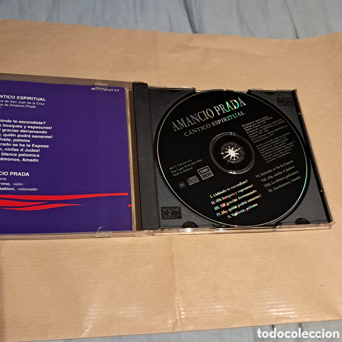 CDs de m&uacute;sica: Amancio Prada, C&aacute;ntico espiritual, Compact disc - Foto 2