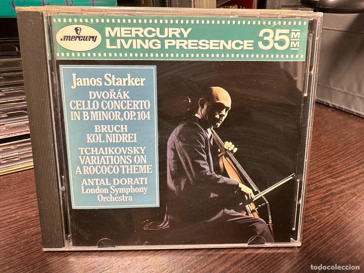 CDs de m&uacute;sica: Dvoř&aacute;k, Bruch, Tchaikovsky - Janos Starker (CD) - Foto 1