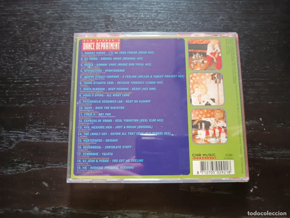 CDs de m&uacute;sica: Van Diepens dance department. CD 1996 - Foto 2