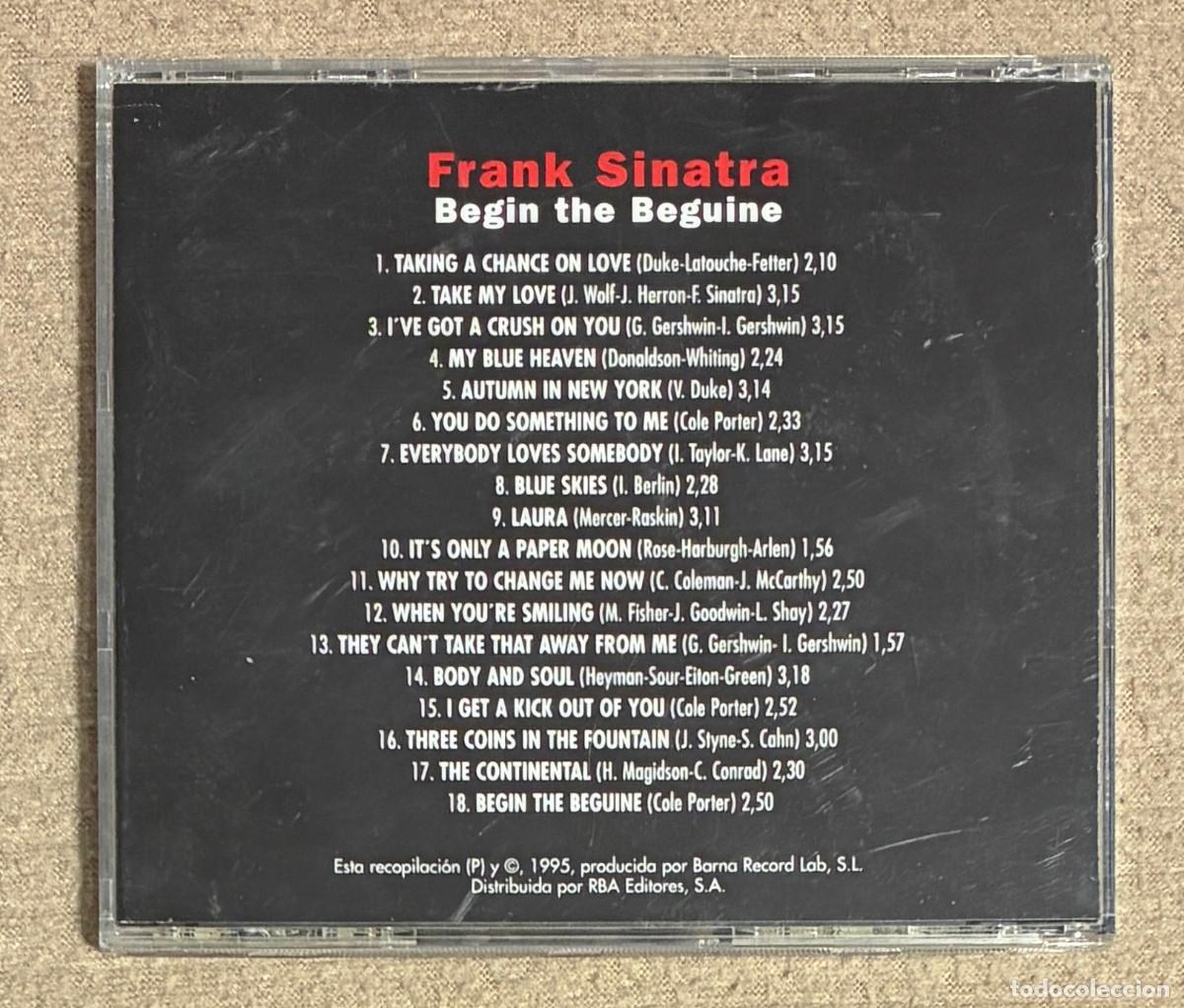 CDs de m&uacute;sica: Frank Sinatra. Begin the Beguine (0940CD) - Foto 2