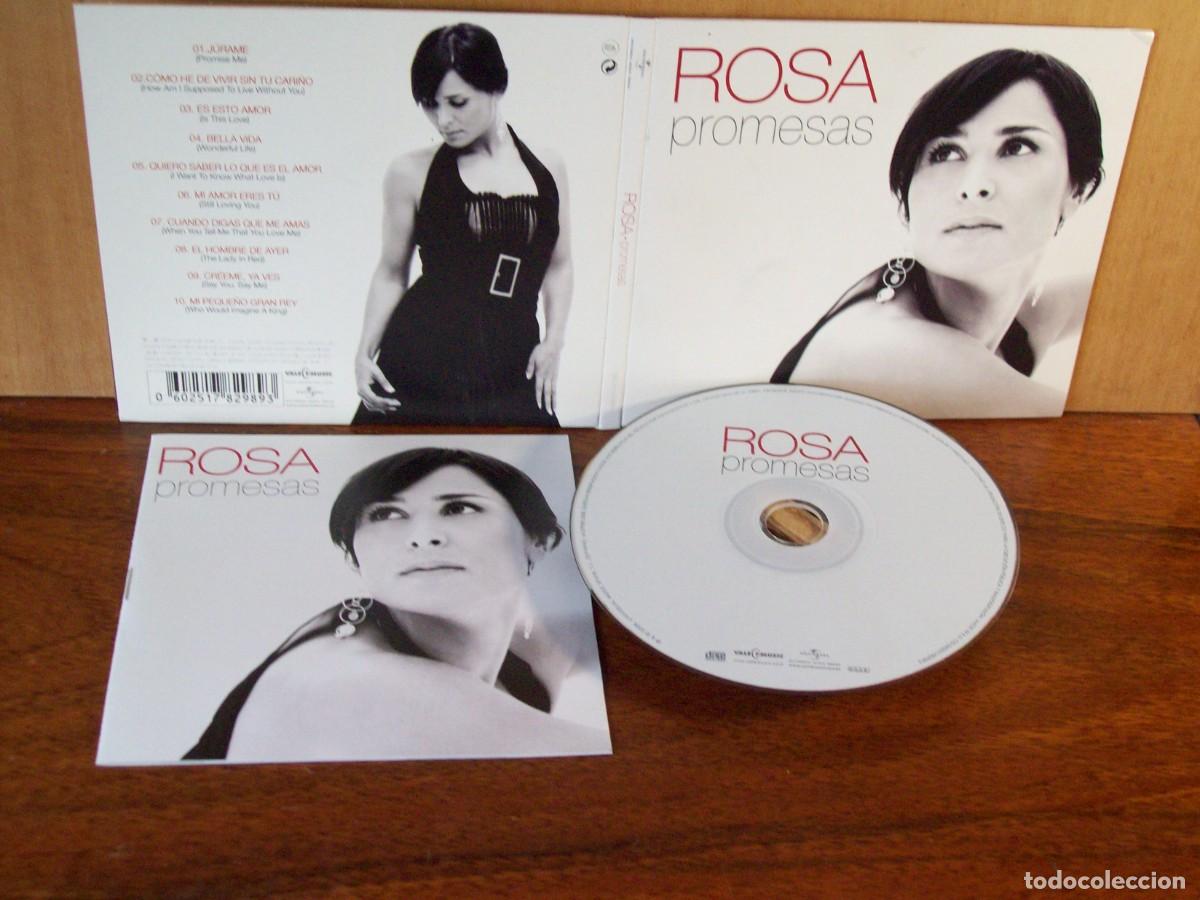 CDs de m&uacute;sica: ROSA - PROMESAS - CD + COLLAR Y PENDIENTES EDICION LIMITADA - Foto 1