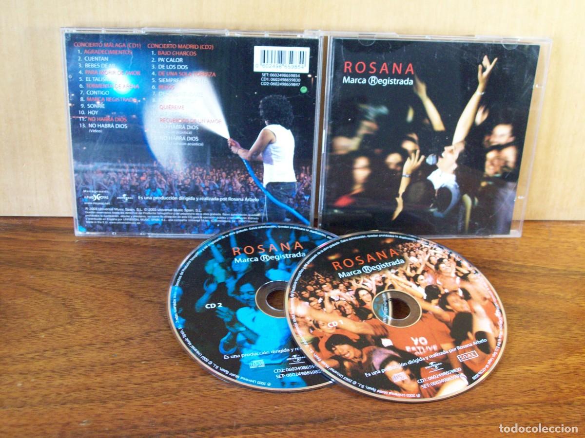 CDs de m&uacute;sica: ROSANA - MARCA REGISTRADA - DOBLE CD - Foto 1