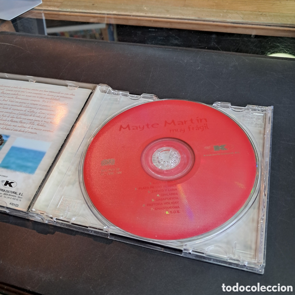 CDs de m&uacute;sica: Mayte Martin, muy fr&aacute;gil, Compact disc - Foto 2