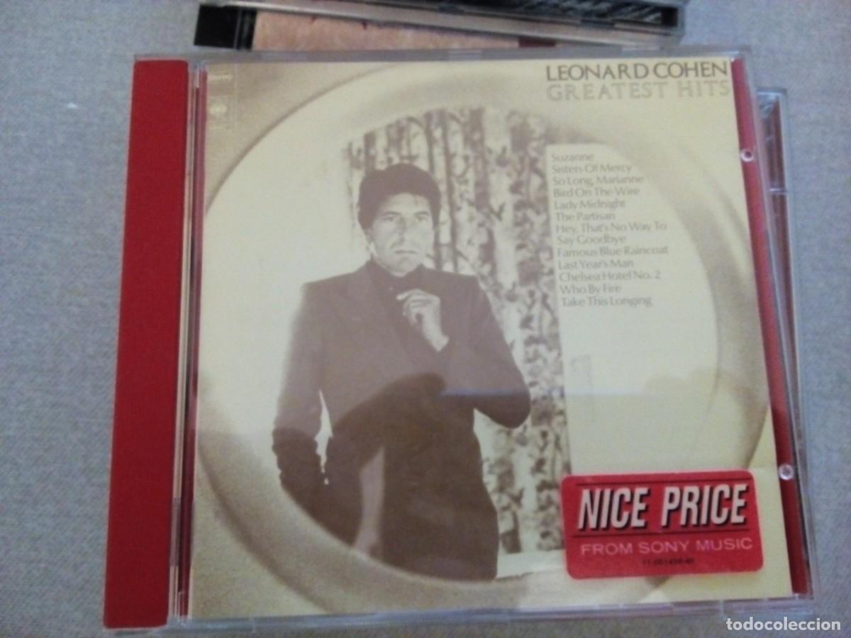 CDs de m&uacute;sica: LEONARD COHEN GREATEST HITS CD - Foto 1