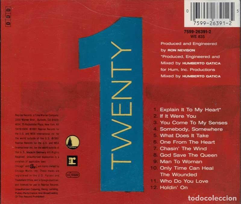CDs de m&uacute;sica: Chicago - Twenty 1. CD - Foto 2