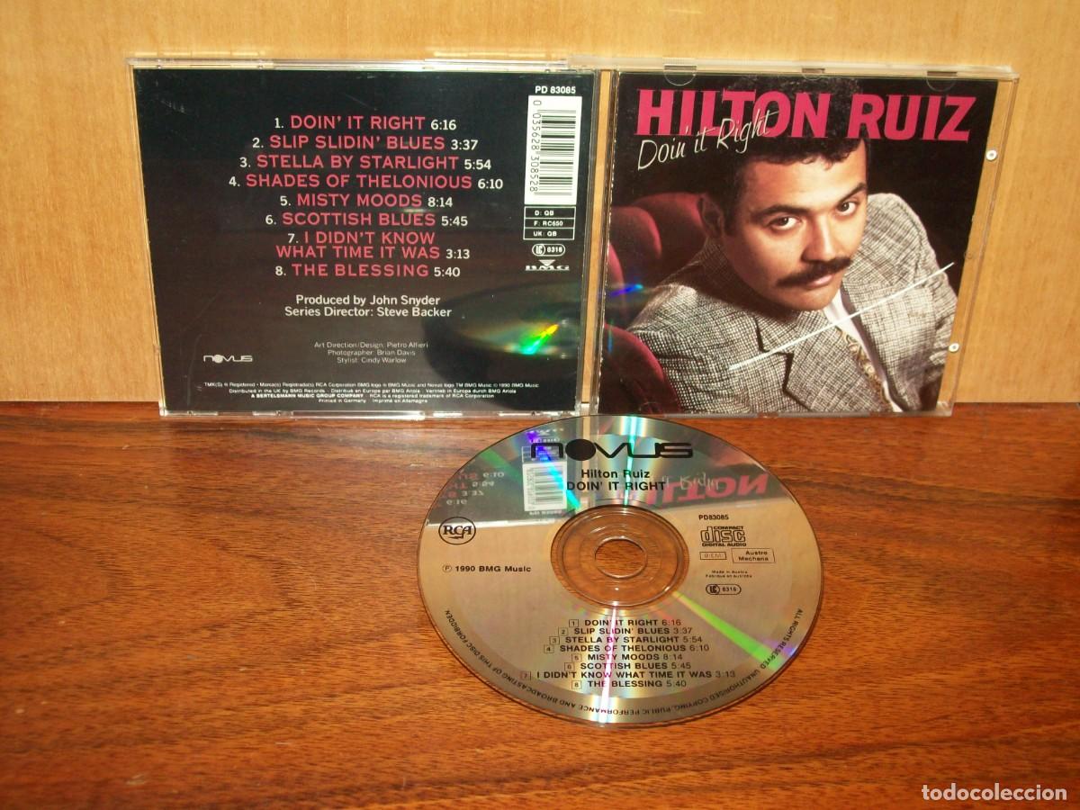 CDs de m&uacute;sica: HILTON RUIZ - DOIN IT RIGHT - CD - Foto 1