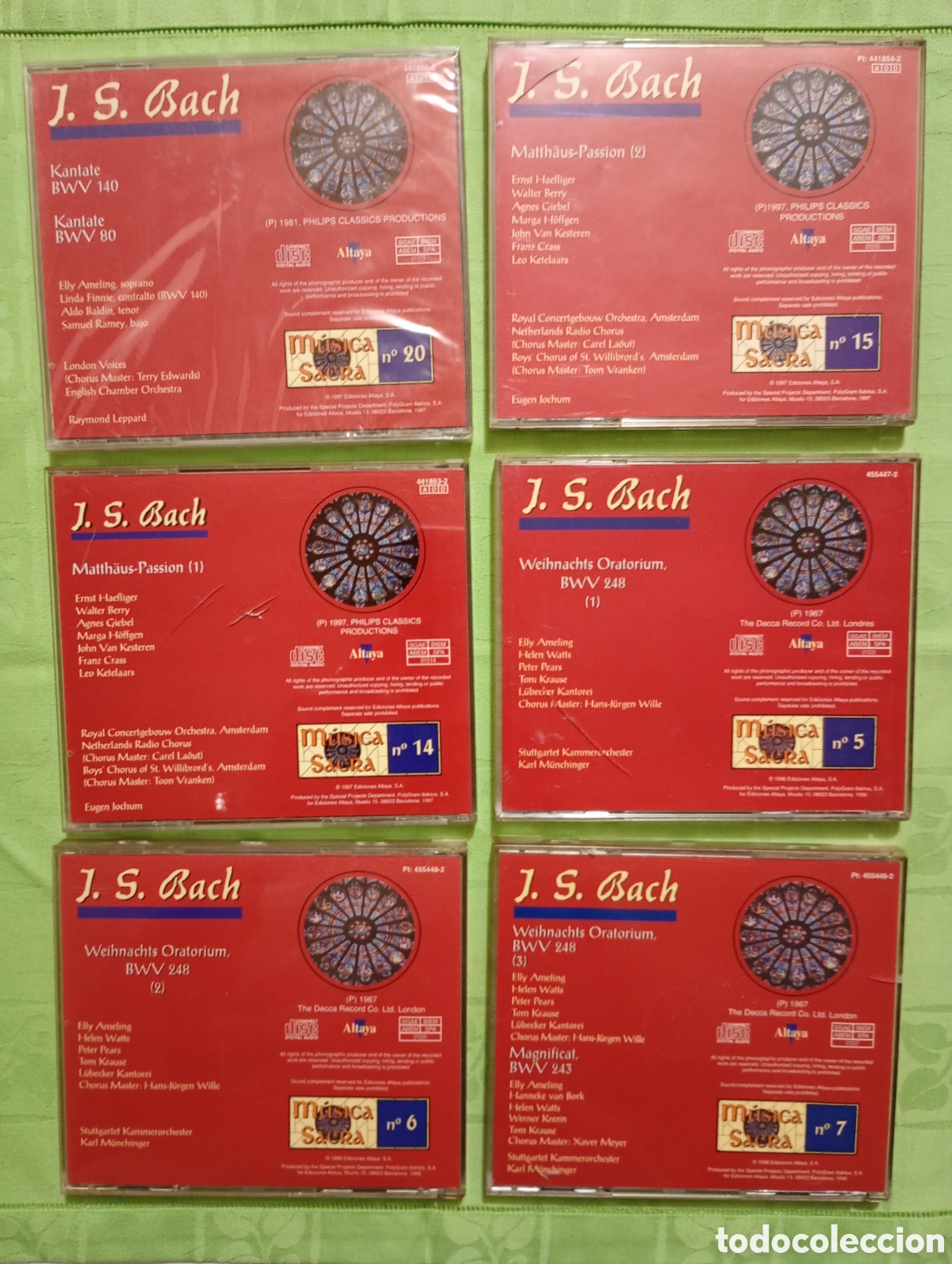 CDs de m&uacute;sica: J.S. Buch en CDs. 6 unidades - Foto 2