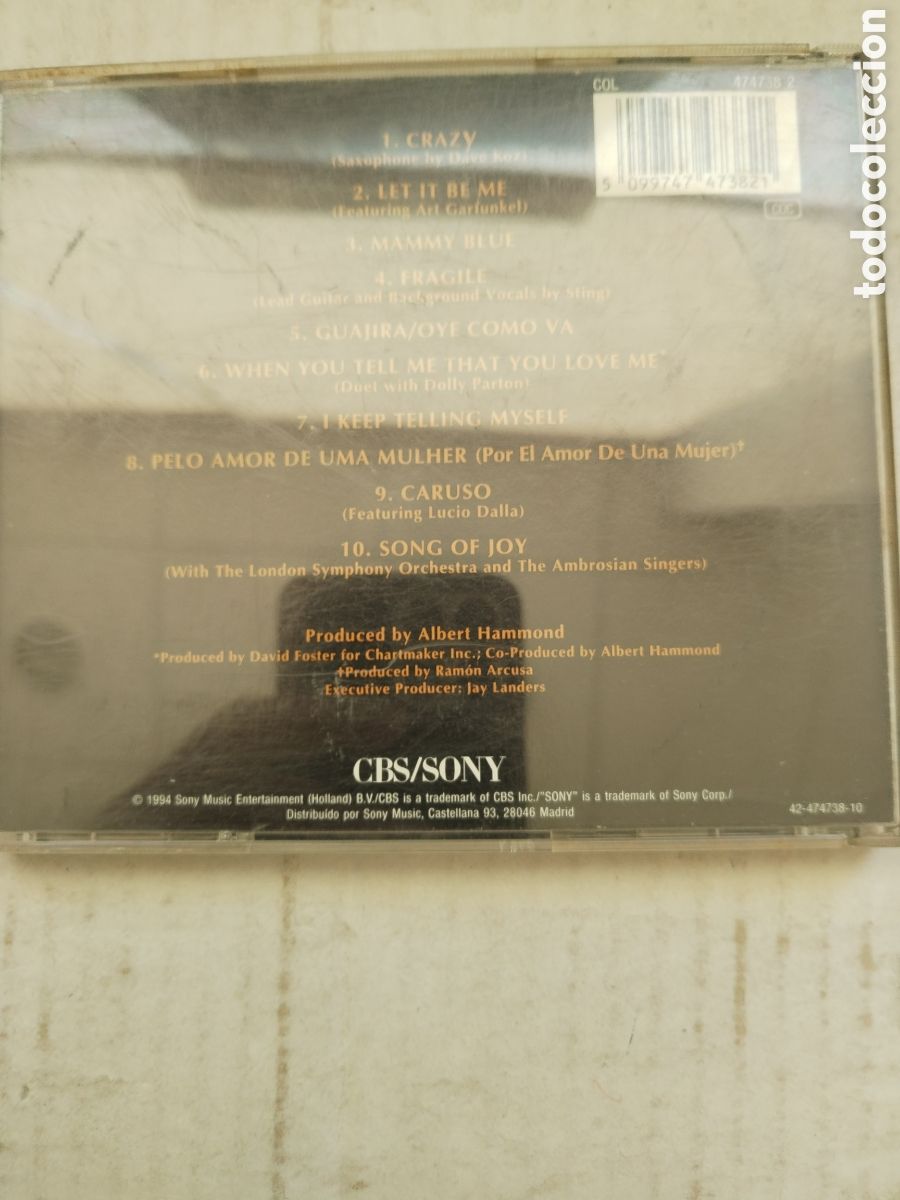 CDs de m&uacute;sica: CD JULIO IGLESIAS/CRAZY - Foto 3