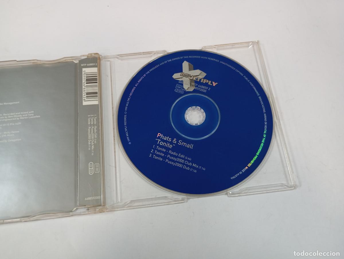 CDs de m&uacute;sica: PHATS & SMALL. TONITE. MULTIPLY RECORDS. SINGLE. CD. TDKV140 - Foto 2