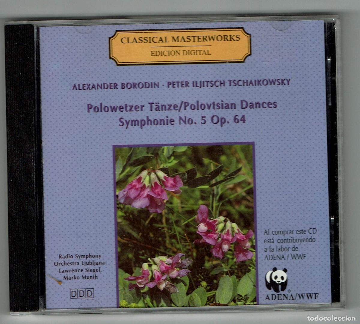 CDs de m&uacute;sica: BORODIN / TSCHAIKOWSKY / DANZAS POLONESAS / CLASSICAL MASTERWORKS / CD - Foto 1