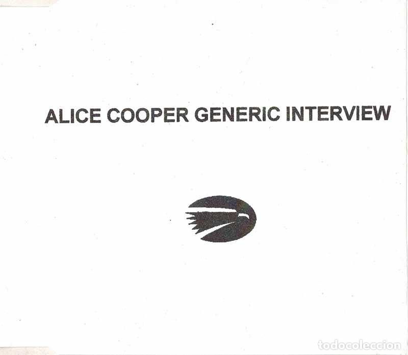 CDs de m&uacute;sica: Alice Cooper - Generic Interview. CD Promo - Foto 1