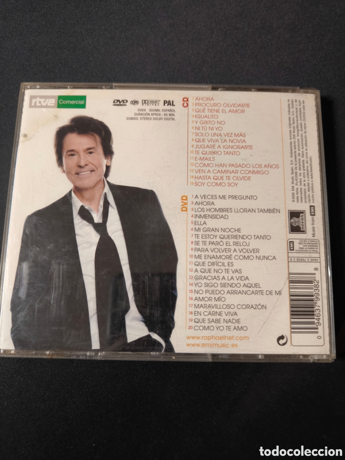 CDs de m&uacute;sica: CD+DVD Raphael. Cerca de T&iacute; - Foto 2