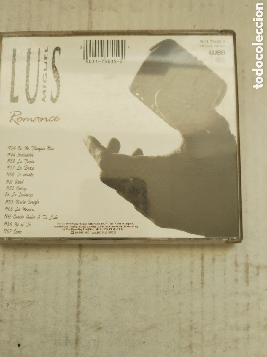 CDs de m&uacute;sica: CD LU&Iacute;S MIGUEL/ROMANCE - Foto 3