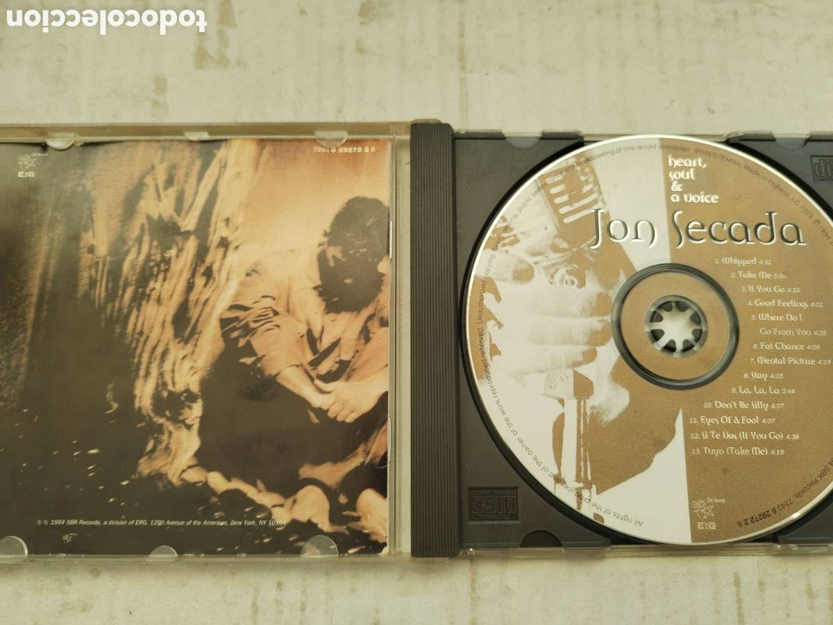 CDs de m&uacute;sica: CD JON SECADA/HEART SOUL & A VOICE - Foto 2