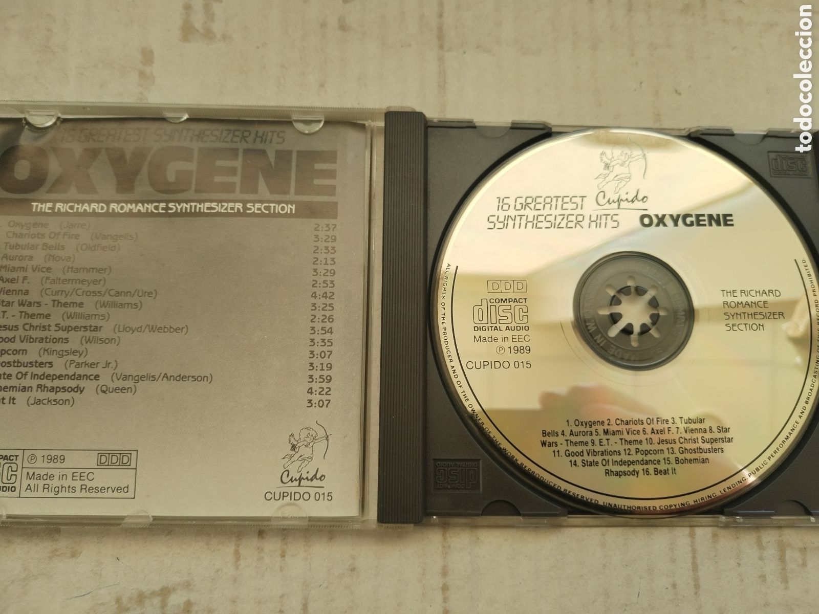 CDs de m&uacute;sica: CD OXYGENE/16 GREATEST SYNTHESIZER HITS - Foto 2