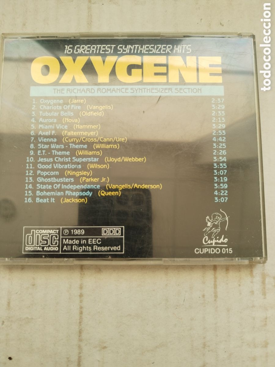 CDs de m&uacute;sica: CD OXYGENE/16 GREATEST SYNTHESIZER HITS - Foto 3