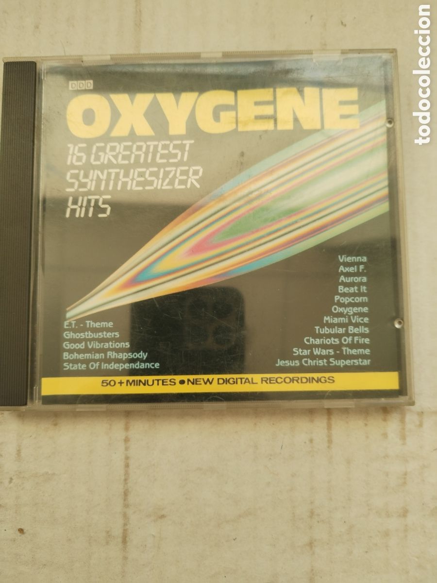 CDs de m&uacute;sica: CD OXYGENE/16 GREATEST SYNTHESIZER HITS - Foto 1