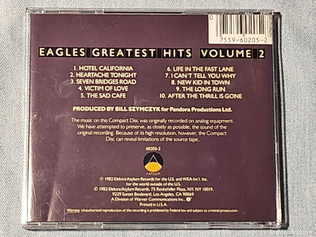 CDs de m&uacute;sica: Eagles: Greatest Hits Volume 2 - Foto 2