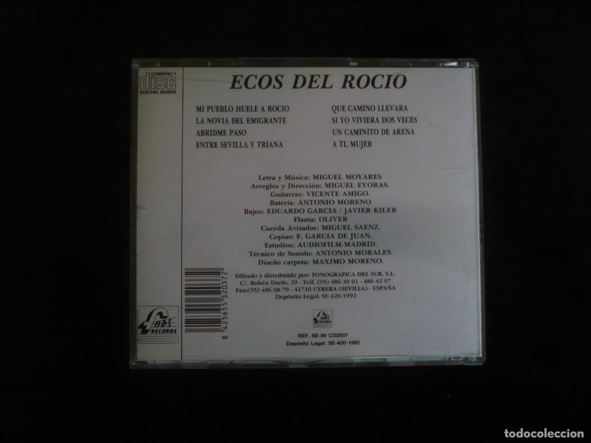 CDs de m&uacute;sica: ecos del rocio - cd como nuevo - Foto 2