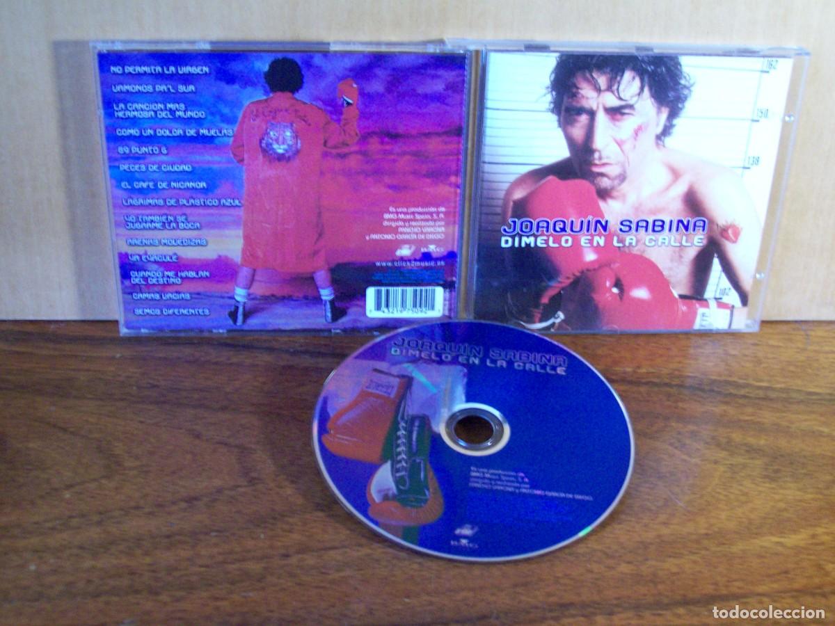 CDs de m&uacute;sica: JOAQUIN SABINA - DIMELO EN LA CALLE - CD - Foto 1