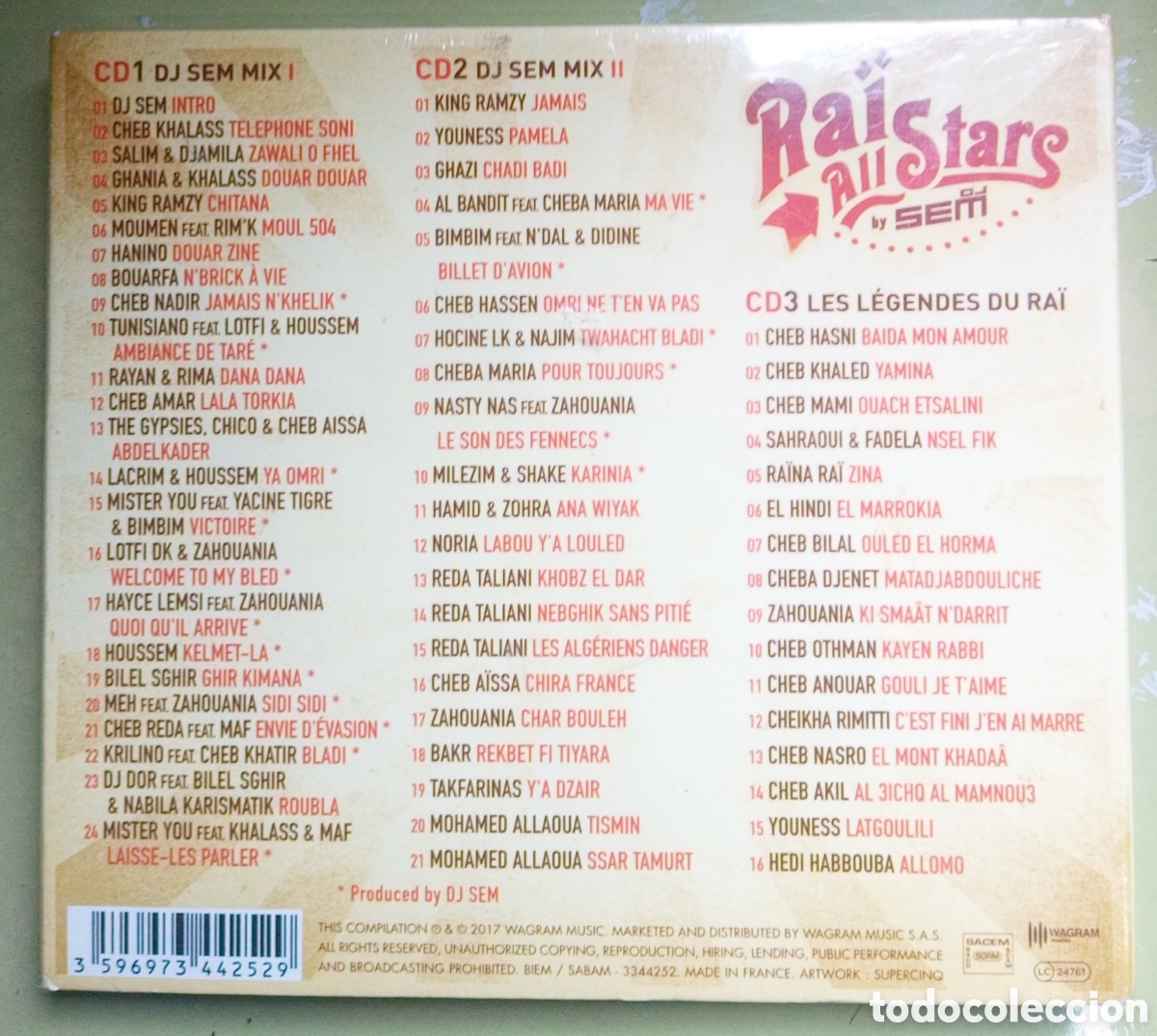 CDs de m&uacute;sica: CD Ra&iuml; all stars by sem - Foto 2