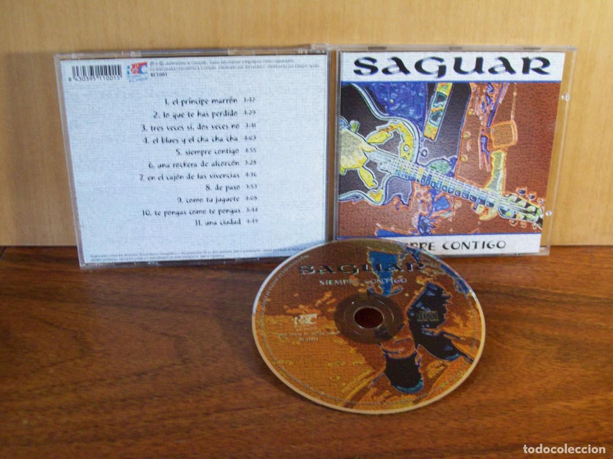 CDs de m&uacute;sica: SAGUAR - SIEMPRE CONTIGO - CD - Foto 1