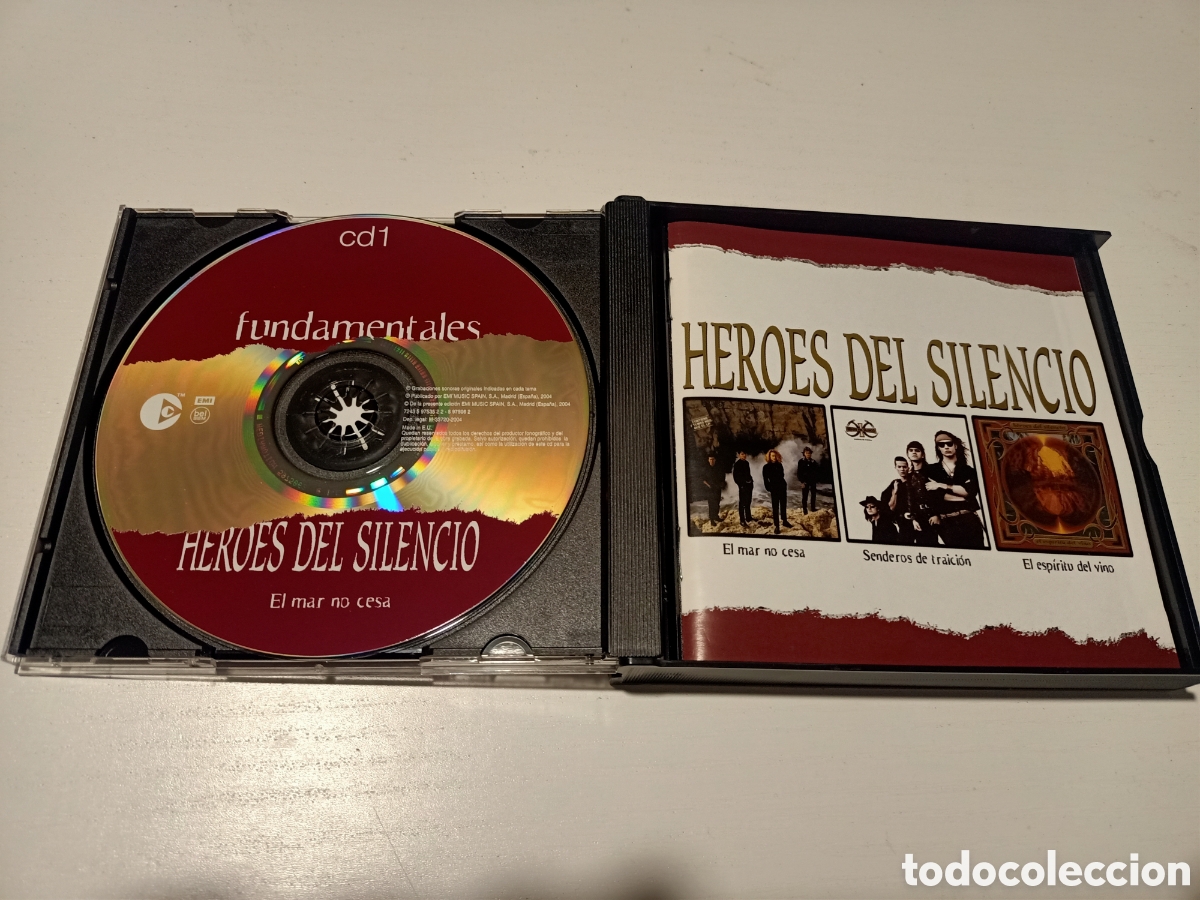 CDs de m&uacute;sica: H&eacute;roes del silencio Fundamentales - Foto 3