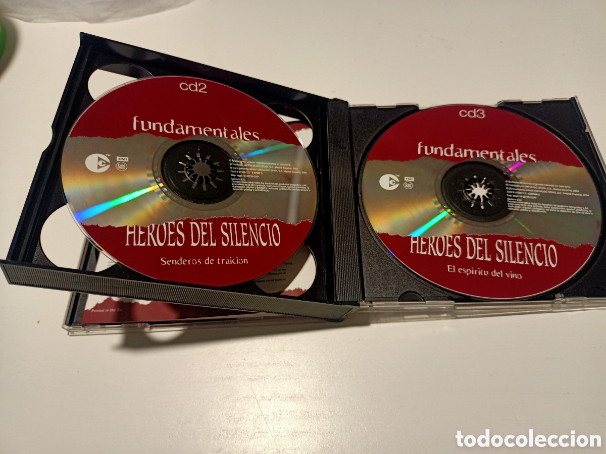 CDs de m&uacute;sica: H&eacute;roes del silencio Fundamentales - Foto 4