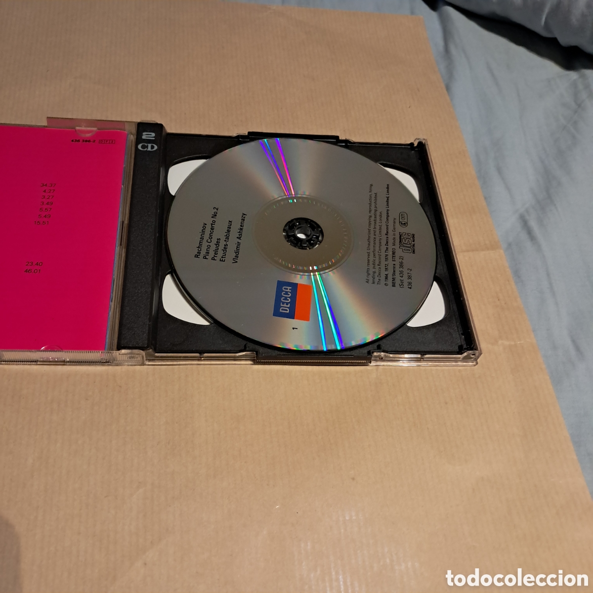 CDs de m&uacute;sica: Sergei Rachmaninov, 2 compact disc - Foto 2