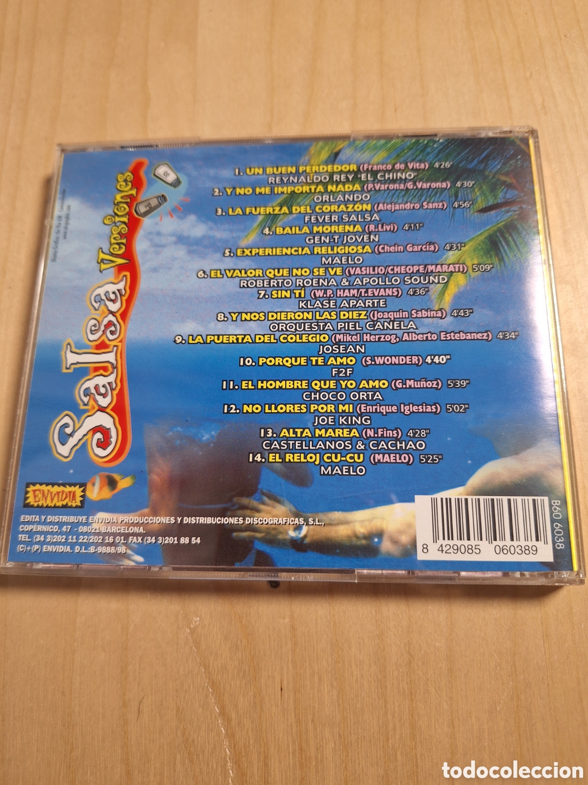 CDs de m&uacute;sica: Scd61 salsa versiones CD MUSICA - Foto 2