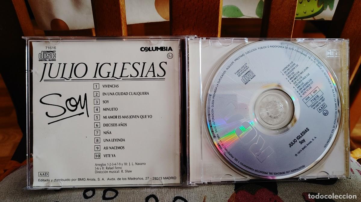 CDs de m&uacute;sica: JULIO IGLESIAS-CD SOY - Foto 2