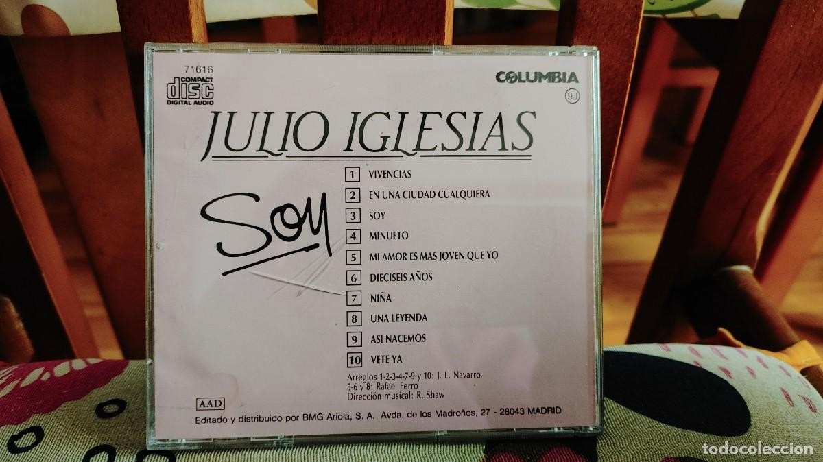 CDs de m&uacute;sica: JULIO IGLESIAS-CD SOY - Foto 3