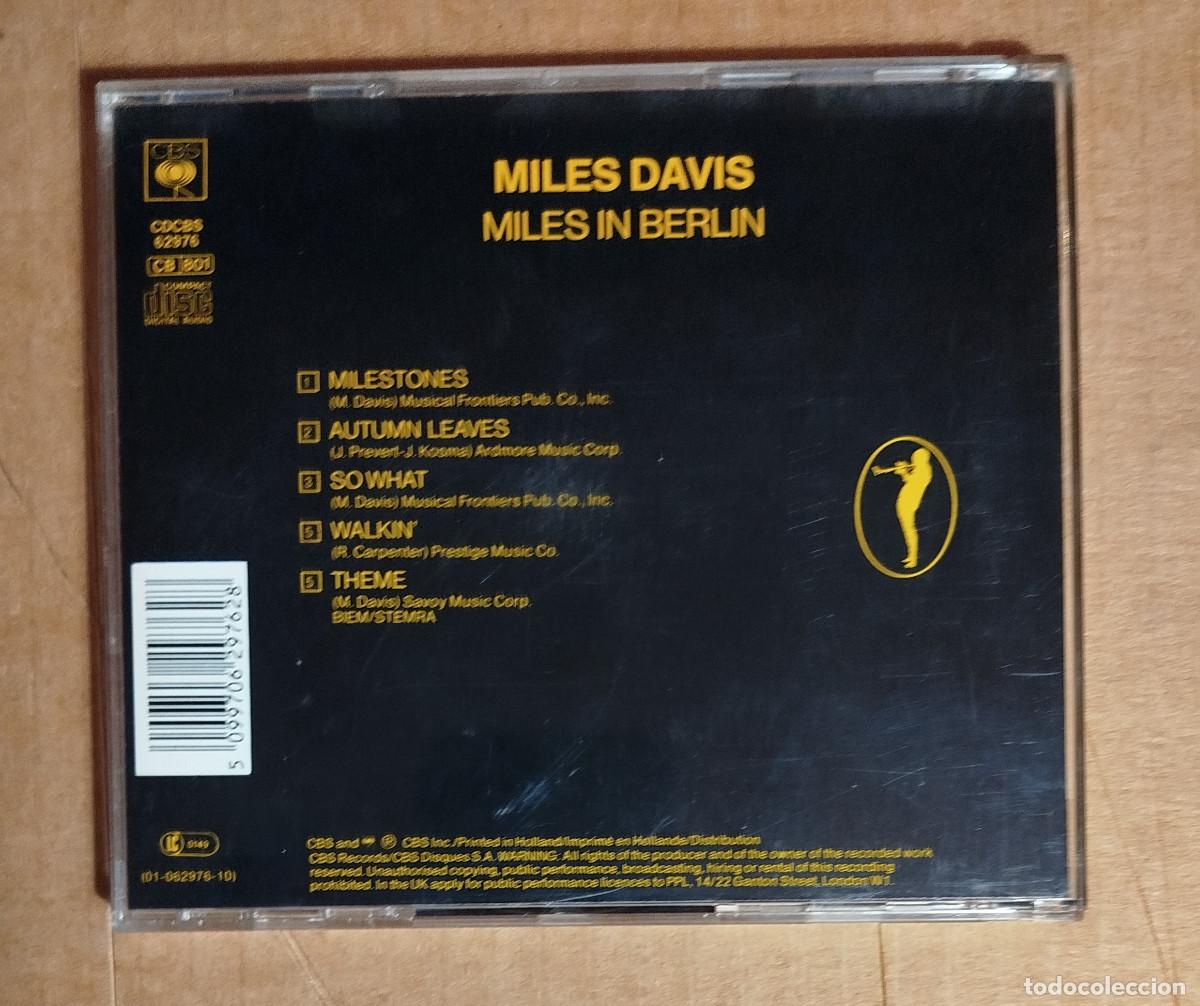 CDs de m&uacute;sica: MILES DAVIS - MILES IN BERLIN - 1964 - Foto 3