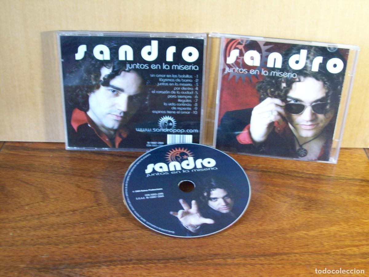 CDs de m&uacute;sica: SANDRO - JUNTOS EN LA MISERIA - CD - Foto 1