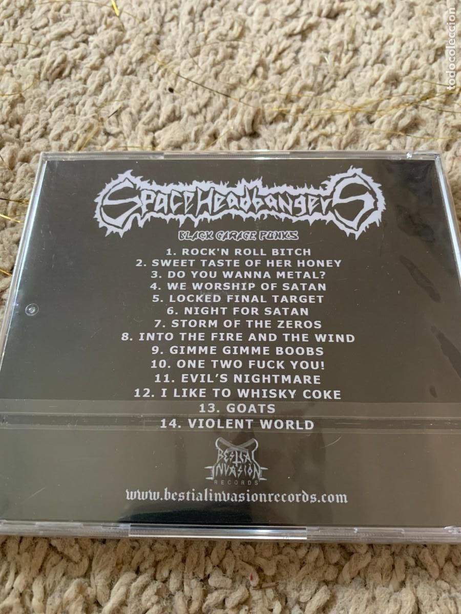 CDs de m&uacute;sica: CD. SPACE HEADBANGERS. BLACK GARAGE PUNKS. PRECINTADO - Foto 2