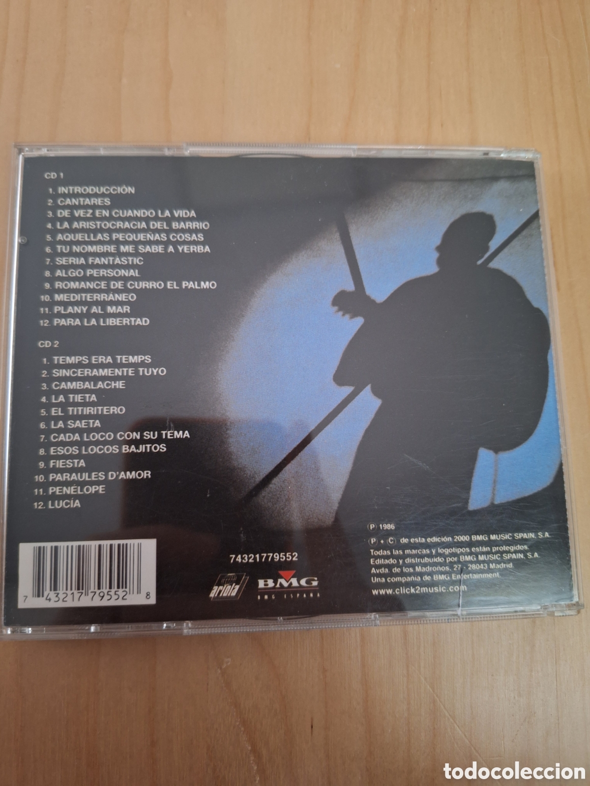 CDs de m&uacute;sica: SCD165 serrat en directo CD MUSICA - Foto 2